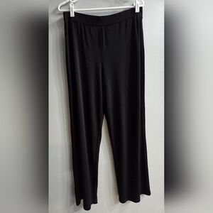 Simonton Says Elegant Black Women's Pants, Loose Fit, M